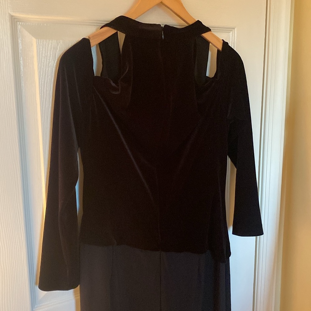 Ralph Lauren size 14 velvet jumpsuit 🔥shoulderless - Picture 4 of 10